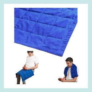 Weighted blankets, lap pads and knee pads from DPS