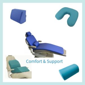 professional, hygienic memory foam dental chair cushions from DPS