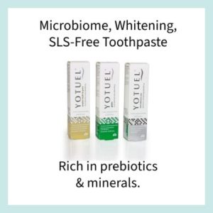 YOTUEL microbiome care whitening toothpastes from DPS