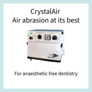 Crystalair abrasion for conservative tooth prep from DPS