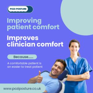 Pozi Posture Dental Chair memory foam cushions for patient comfort