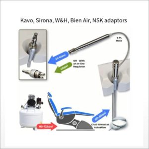 Kavo Adaptor Bien Air 600 EtchMaster air abrasion, airflow, prophy, perio adaptor