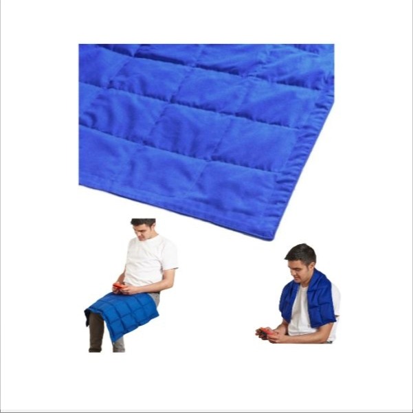 Weighted blankets, lap pads & Knee pads to reduce anxiety in patients from DPS